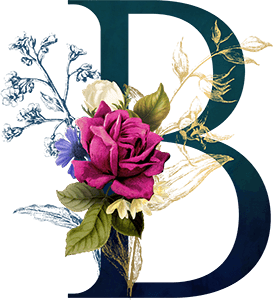 Buchstabe B Initial B