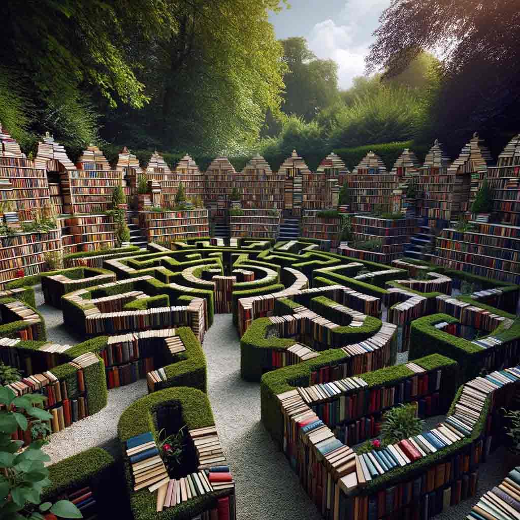 Bücherlabyrinth