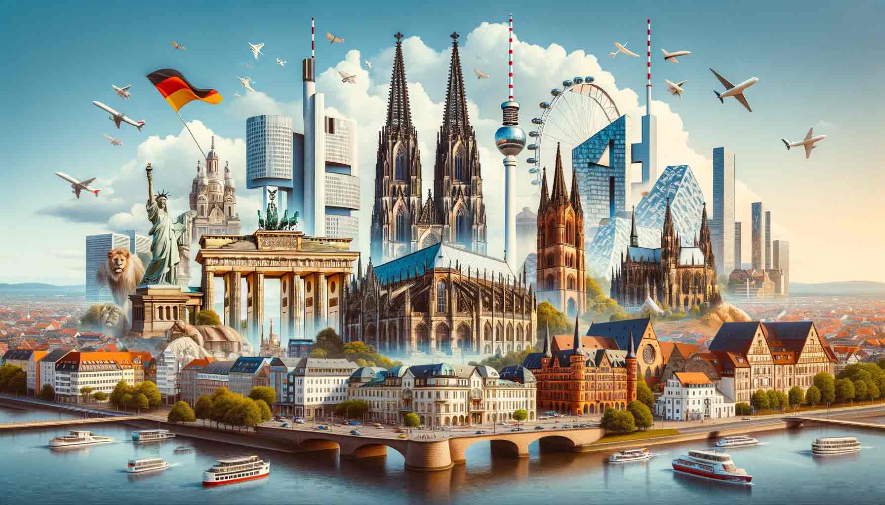 81 Deutsche Großstädte und was man mit ihnen verbindet
