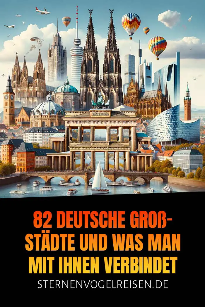 82 Deutsche Großstädte und was wir mit ihnen verbinden