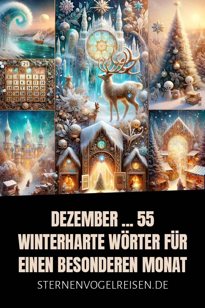 Dezember ... 55 winterharte Wörter für einen besonderen Monat