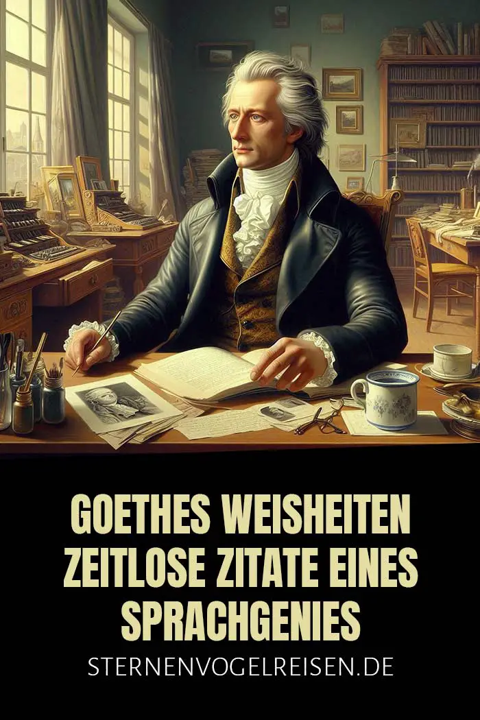 Goethes Weisheiten: Zeitlose Zitate eines Sprachgenies