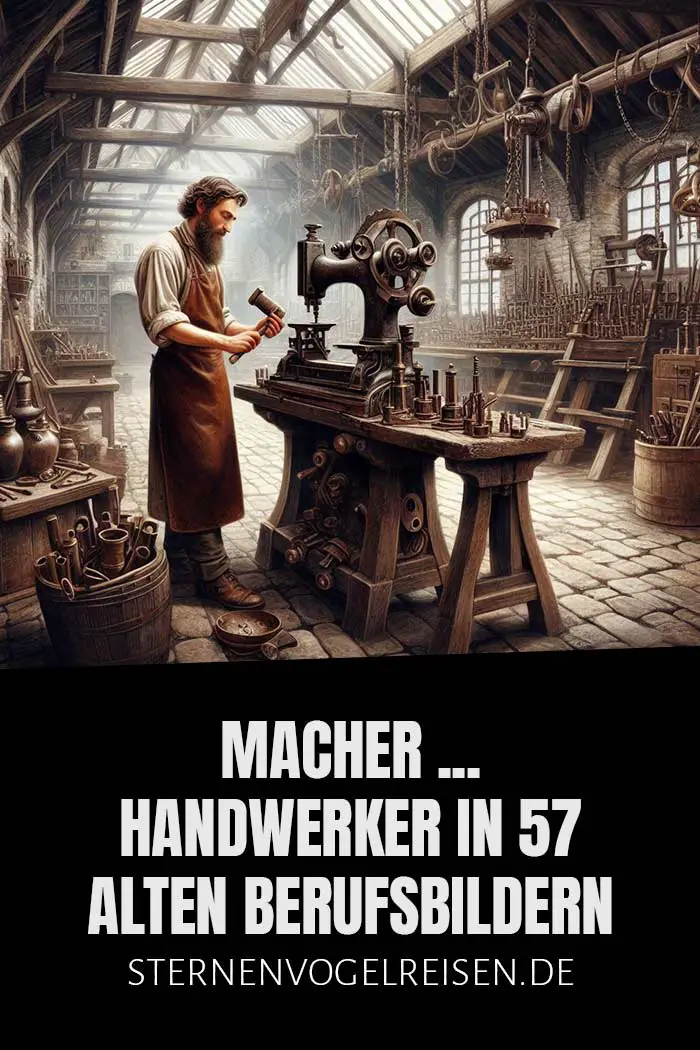 Macher ... Handwerker in 57 alten Berufsbildern