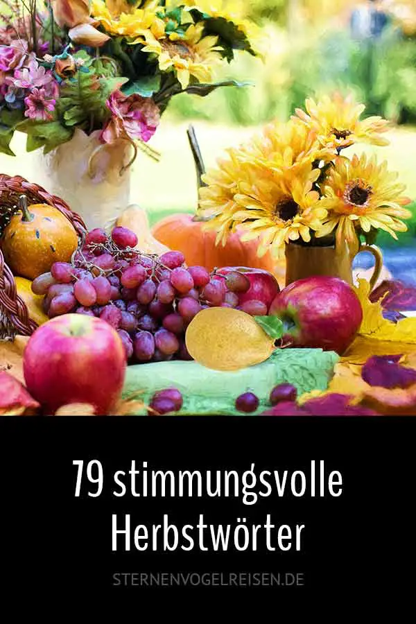 Herbst 89 Bunte Und Stimmungsvolle Worter