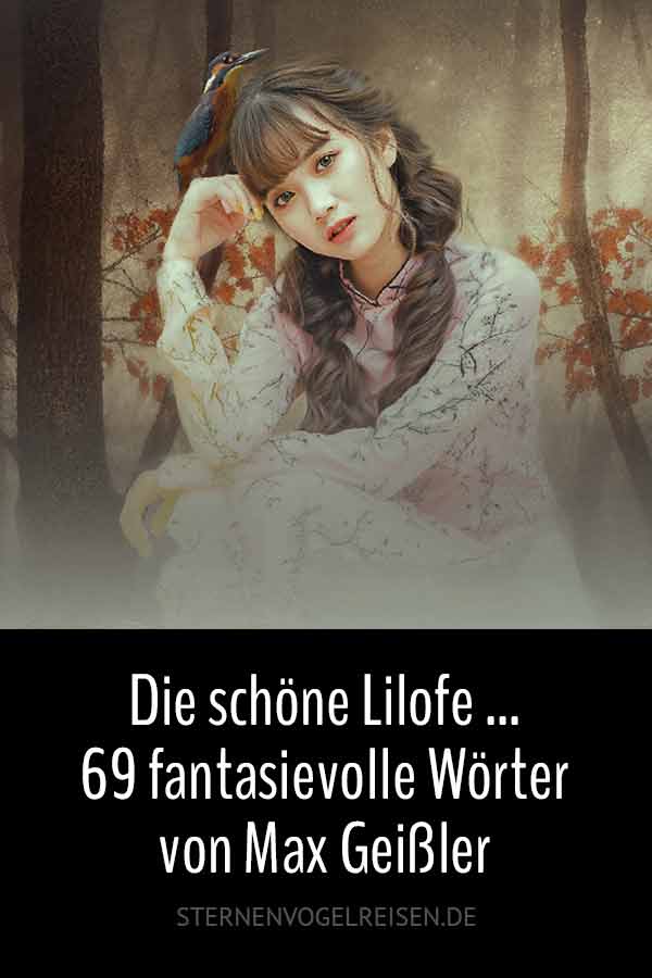 Die schöne Lilofe ... 99 fantasievolle Wörter von Max Geißler