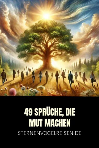 49 Sprüche, die garantiert Mut machen
